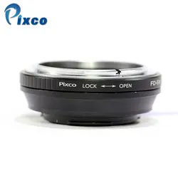 Pixco For FD-EM Lens Adapter Focusing Infinity Focal Reducer Speed Booster with Optical Glass for Canon FD Lens to EOS M M50 M6