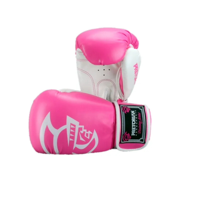 high quality original Adults Women/Men Boxing Gloves Leather MMA Muay Thai Boxe De Luva Mitts Sanda Equipments10-16OZboks