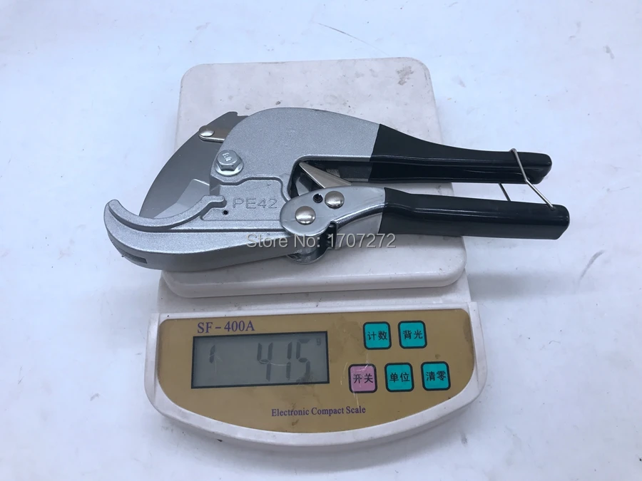 0-42mm PVC pipe scissors,  ppr pipe cutter, , trunking dual-purpose scissors, also for PPR pipe, composite pipe