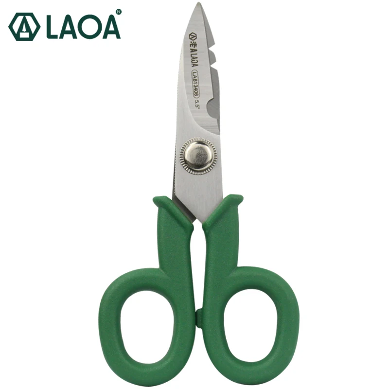 LAOA Electrician Scissors Stripping Wire Shearing Stainless Steel Shear electrician Repair Scissors