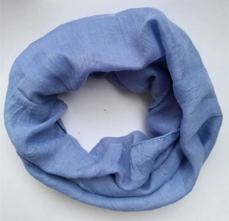 New Fashion Children Comfortable soft cotton Scarf Loop Kids Solid Infinity Scarves Baby Accessories Free Shipping
