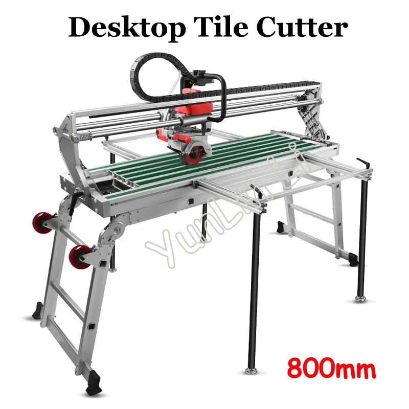 

Desktop Tile Cutter 800mm Automatic Electric Tile Cutting Machine 45 Degree Infrared Tile Chamfered Edge Grinding 9011