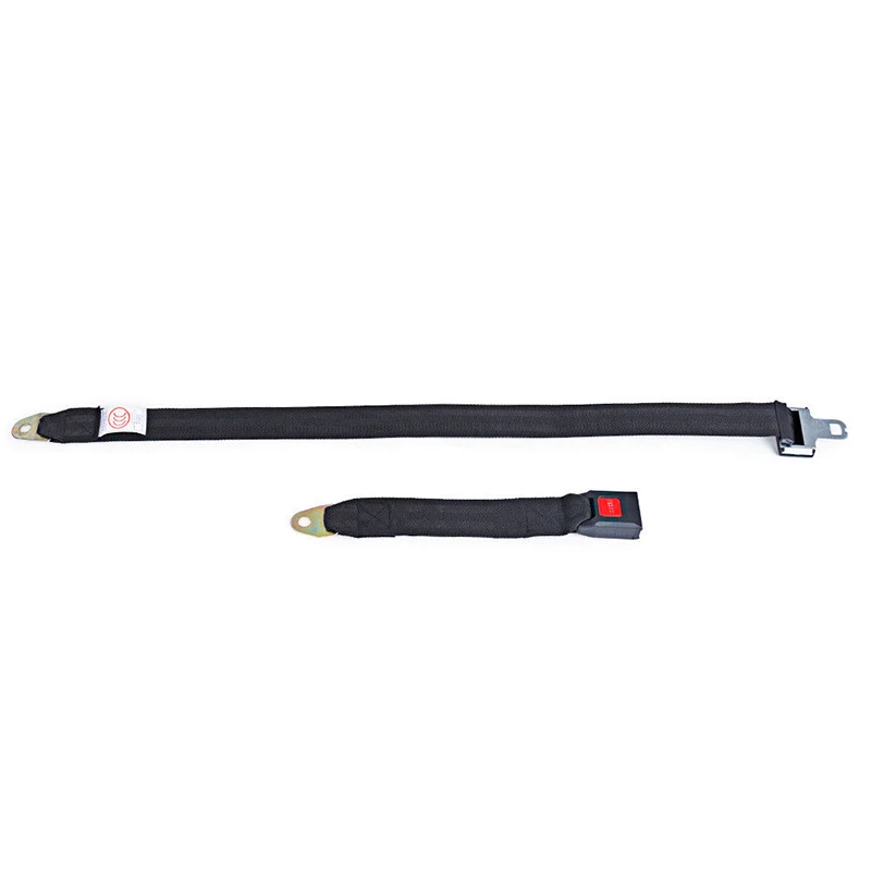 Car Auto Bus Seat Safety Belt Lap 2 Point Adjustable Retractable Universal Seatbelt TD326