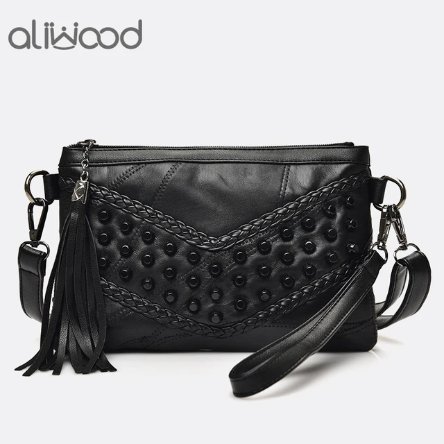 Modne torby damskie z frędzlami luksusowe torebki z frędzlami skórzana damska torba dla dziewczynek torba typu crossbody damskie kopertówki