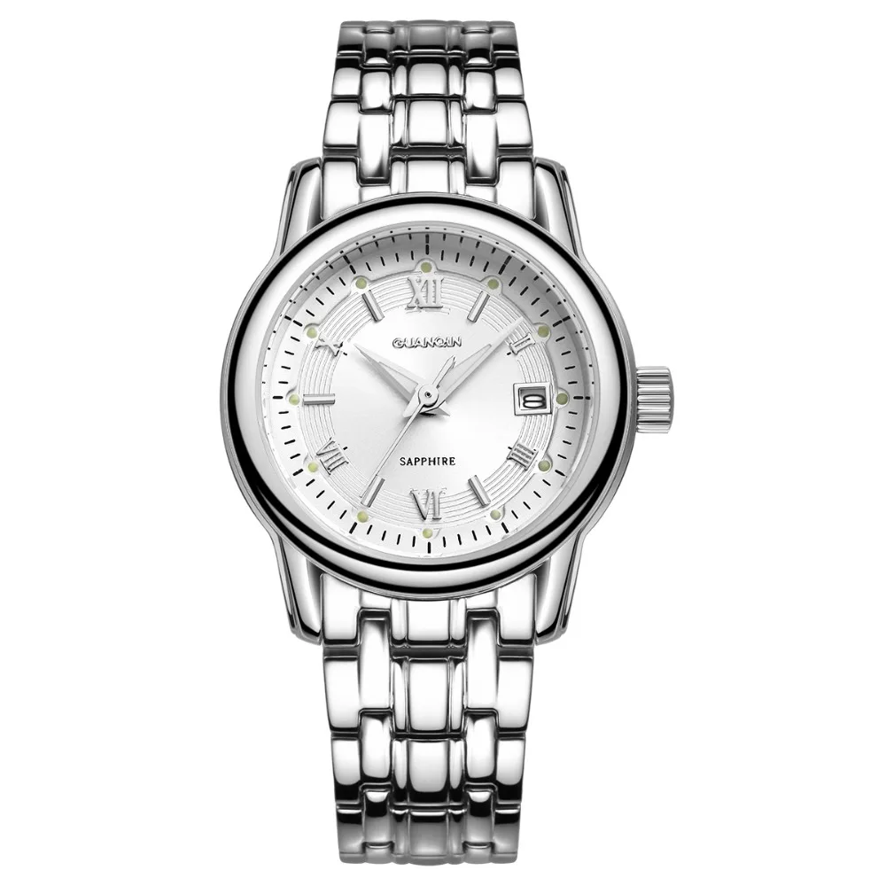 relogio feminino GUANQIN Watches Women Fashion Sapphire Quartz Watch Ladies Luxury Gold Steel Bracelet Wristwatch montre femme