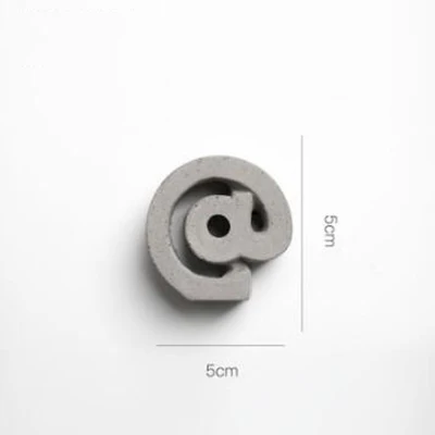 Concrete Silicone Molds English Symbols silicon forms DIY door number Cement Plaster handmade symbols Mark silicone mold