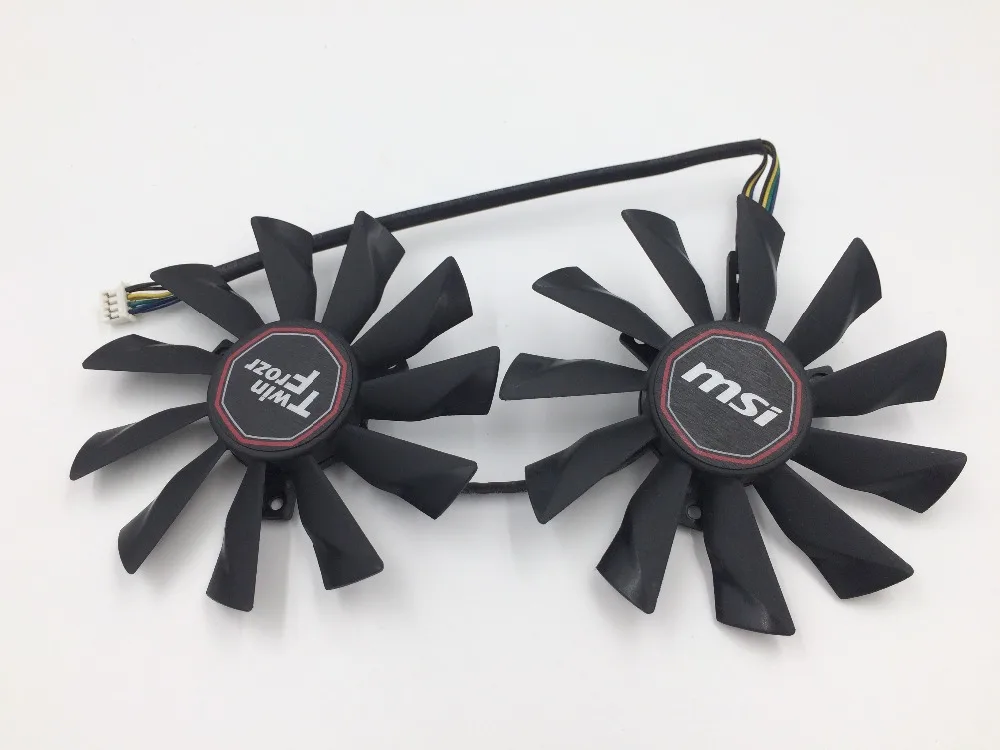 New Original for MSI  R9-280X GTX770 GTX780 R9-270X HAWK Graphics card cooling fan PLD10010S12HH