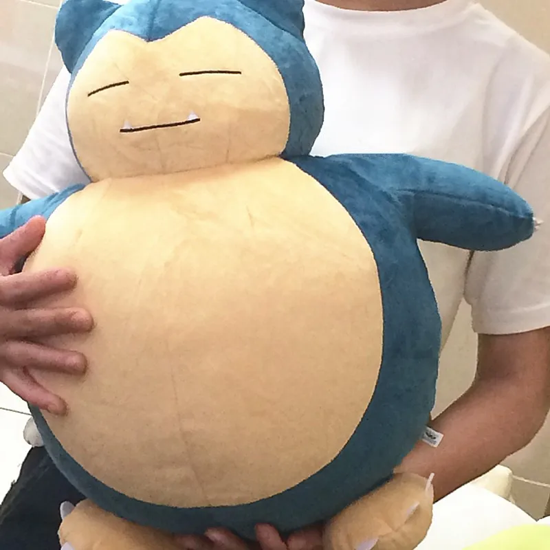 Pokemon Anime Games  series new 45CM Snorlax plush toy Swire armor  stuffed toys A birthday present for children.