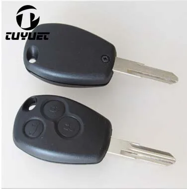 

3 Button Remote Key Shell VAC102 Blade for Renault Kangoo Clio DACIA Logan Sandero Car Key Blanks Case