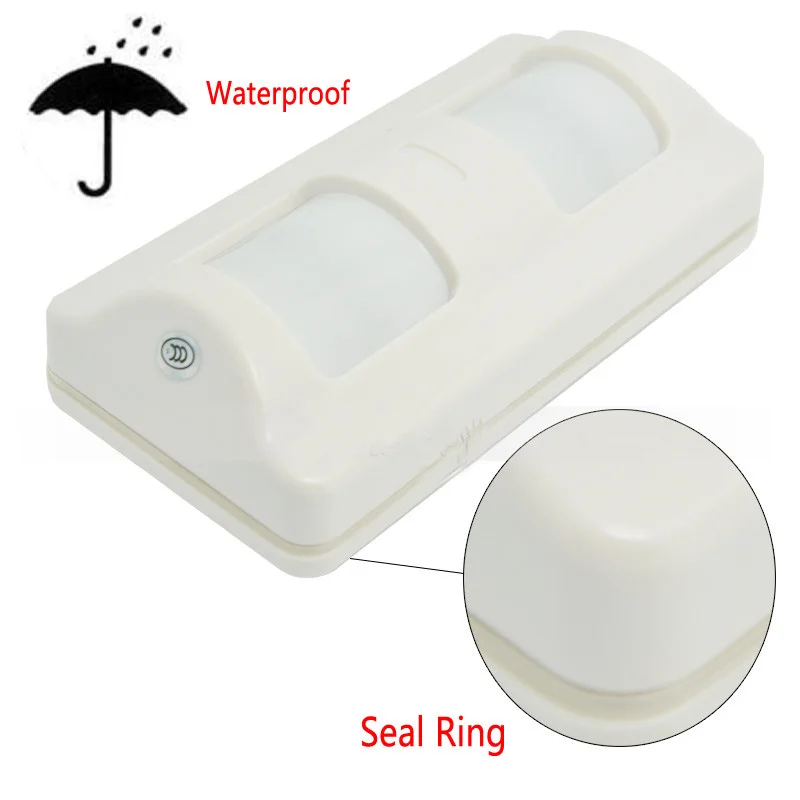 (10PCS) WIred Outdoor 3-infrared intelligent PIR Sensor Outdoor waterpfroof Wide angle Motion detector 0132