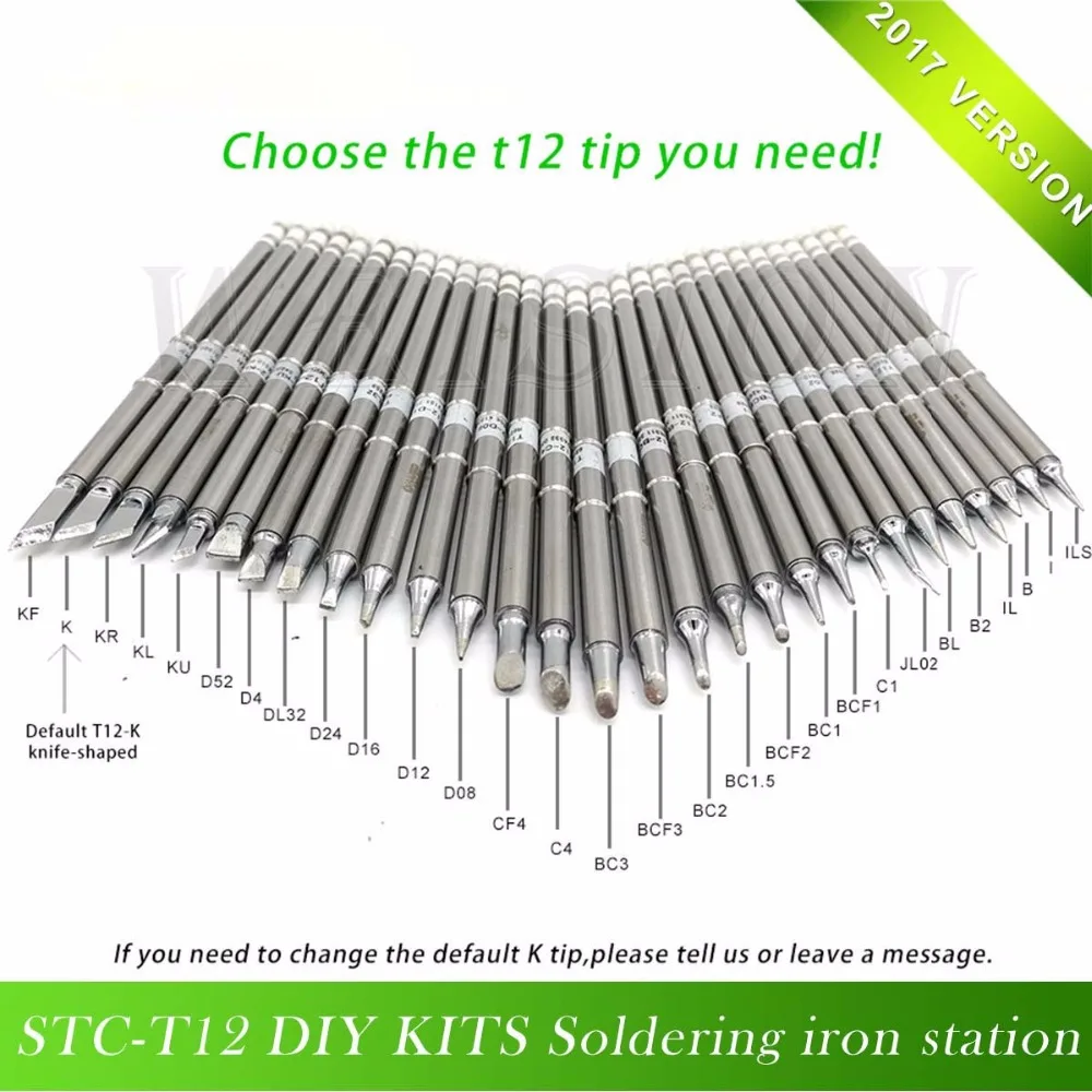 STC-T12 solder iron DIY kits/Unit Digital Soldering Iron Station Temperature Controller Kits / QUICKO MINI STC-LED-T12 DIY sets