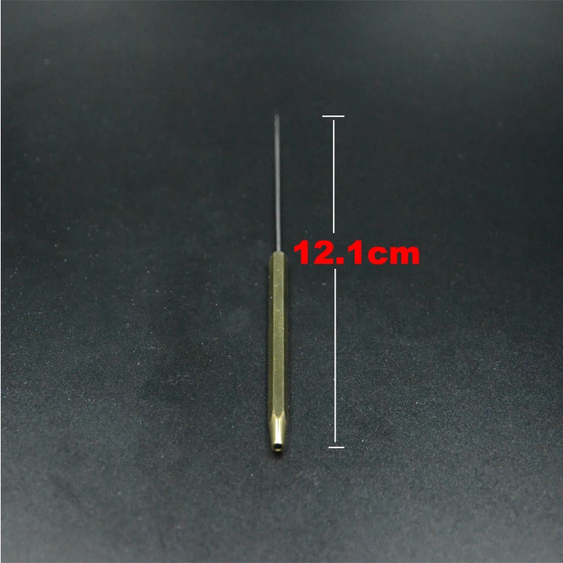 CONTEMPLATOR 1piece large bodkin fly fishing dubbing tools separating fibers brass hexagonal handle hackle needle fly tying tool