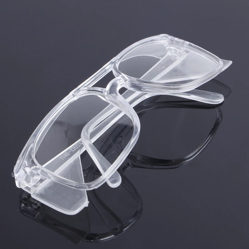 Free shipping Clear Safety Work Lab Goggles Eyewear Glasses Eye Protective Anti Fog Spectacles