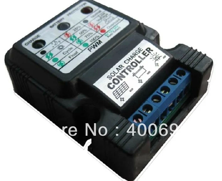 3A 12V/24V PWM Solar Power Charge Regulator for Solar System with LED Display,Workable for Home System or Solar Light