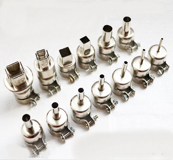 13kinds Universal BGA Nozzle SMD hot air station hot air gun Dedicated BGA Nozzles for 850BAD/852D/990AD/8957DW