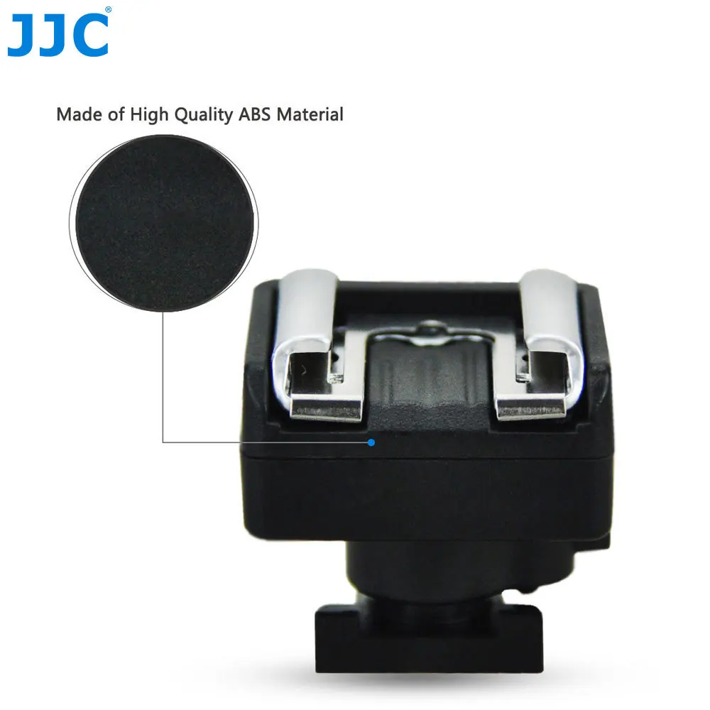 JJC MSA-1 Mini Advanced Hot Shoe To Universal Shoe Adapter for Canon Vixia HF M30HF M300 HF M31 HF M32 HF S10 HF S100 HF S11