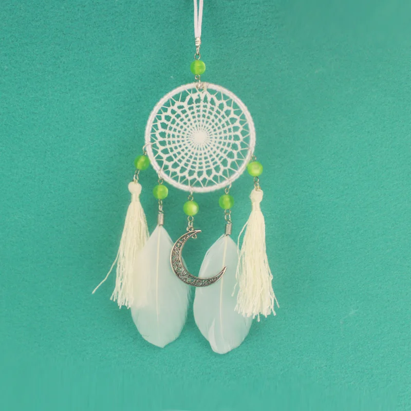 New style Dream Catcher 2.3X7.8 inches Car Charm Rear View Mirror Dreamcatcher Wall Hanging Home Decoration Gift