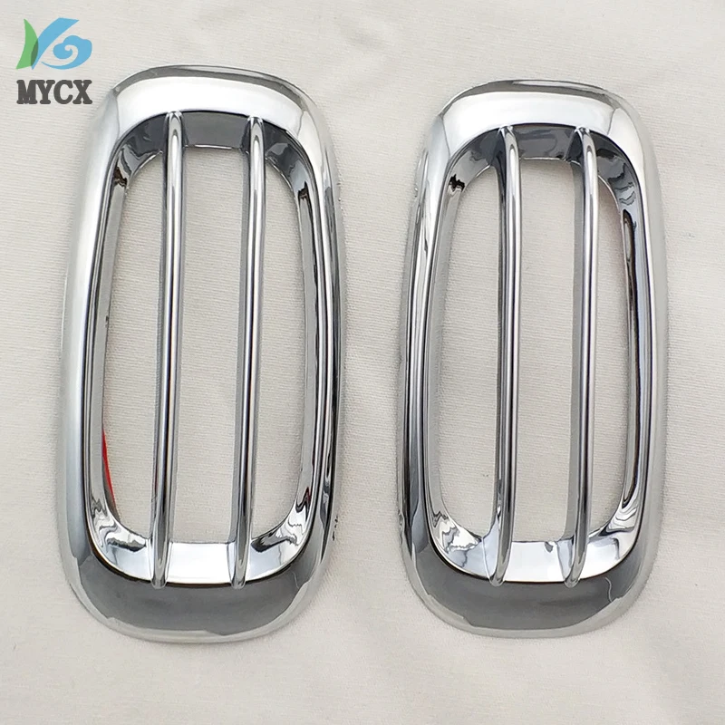 

For Toyota Highlander Kluger 2003-2007 Prius 2006 Door Lights Side Lamp Cover Trim Frame ABS Car-styling accessories