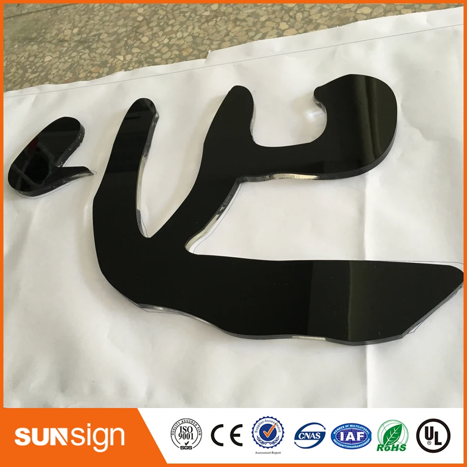 China Supplier Company Logo 3D Acrylic Letter Sign Custom Outdoor LED Sign