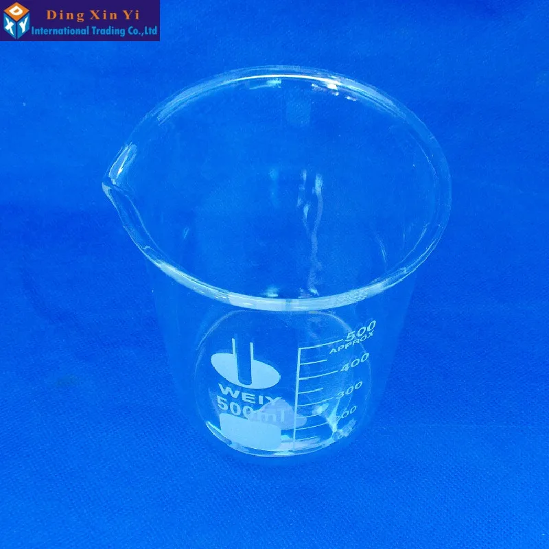 500ml 1PC Glass beaker laboratory glass lab measuring beaker