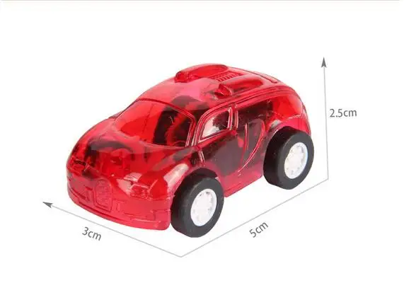 Voiture jouet mignon en plastique pour enfants, roues, Mini modèle de voiture, jouets pour enfants couleur bonbon, voiture de traction