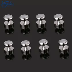 VAGULA 8PCS Tuxedo Collar Stud Sleeve Button Natural Mother Pearl Shirt Studs Top Luxury Brand Cufflink  V22