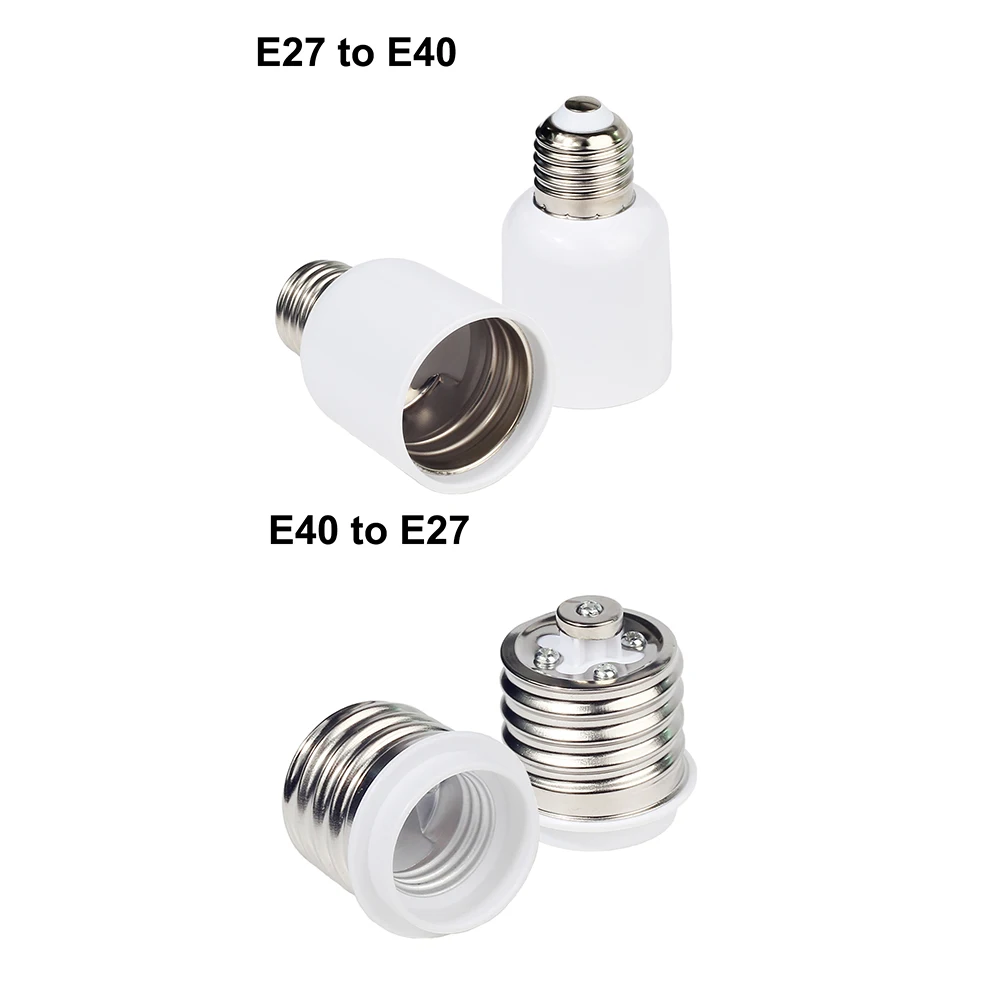 1PCS E27 Male to E14 G9 E12 B22 G4 MR16 GU10 E40 Female Lamp Base Lamp Holder Converter Socket Adapter For LED Corn Bulb light