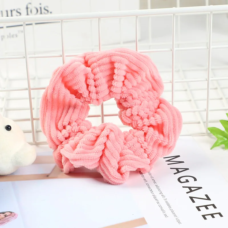 جديد المخملية توك شعر المرأة إكسسوارات الشعر مخطط Scrunchie ل بالجملة مطاطا العصابات الشعر ذيل حصان حامل Gumki تفعل Wlosow