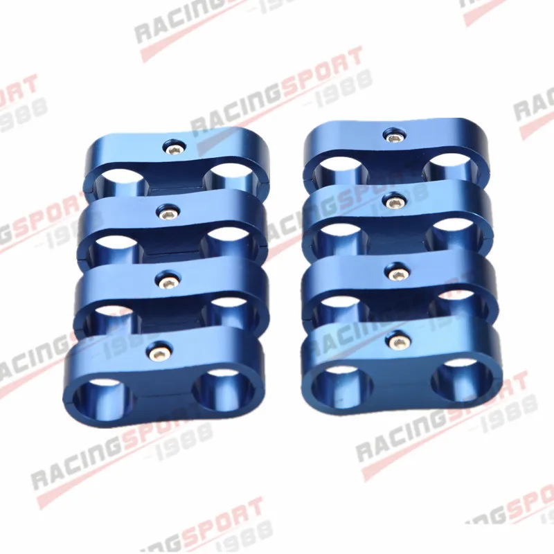 Nieuwe 8Pcs An8 An-8 8an 15.9Mm Billet Brandstofslang Separator Fittingen Adapter