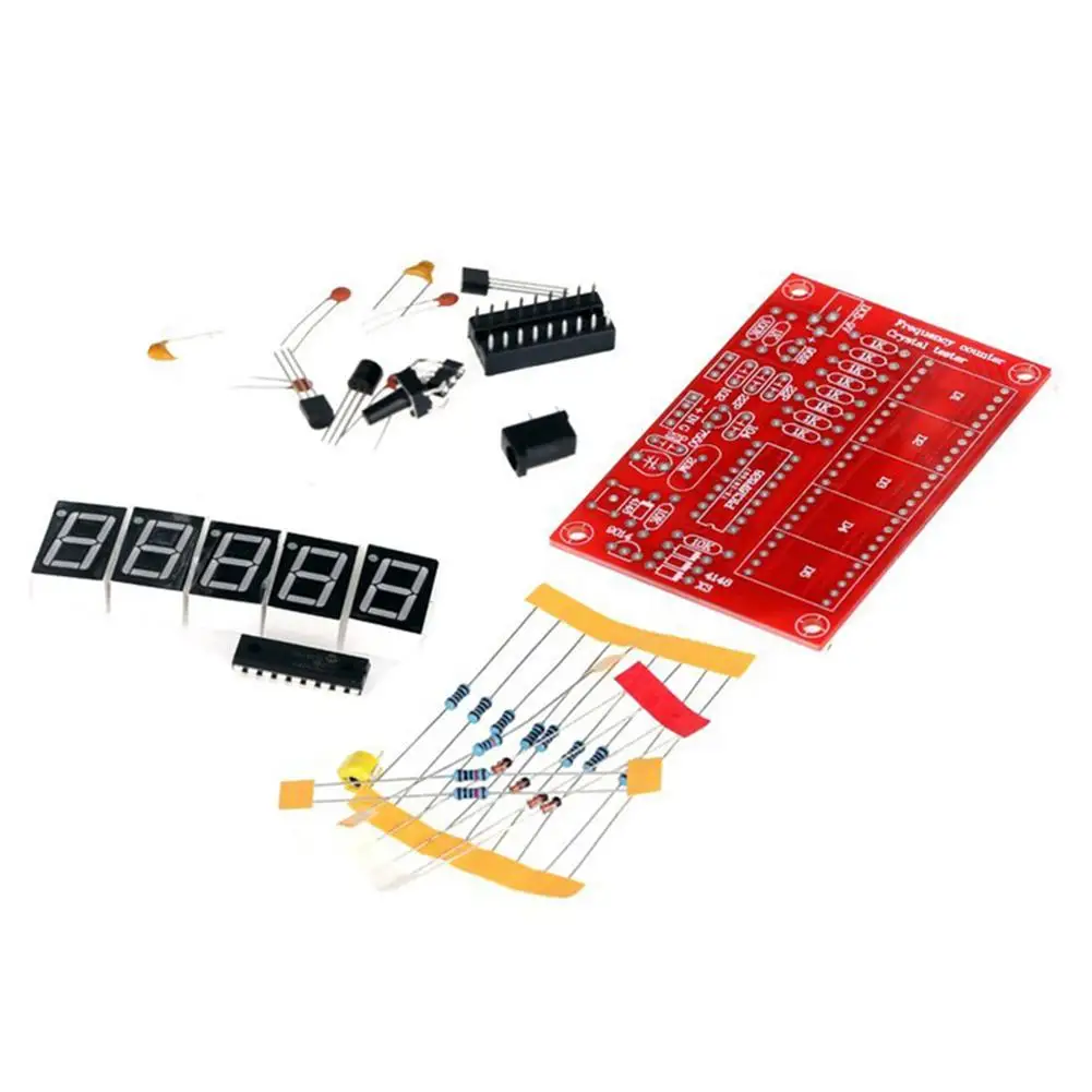 1Hz-50MHz PCB Frequency Counter Tester Crystal Oscillator Frequency Measurement Five Digital Display DIY Kit 1PC J3