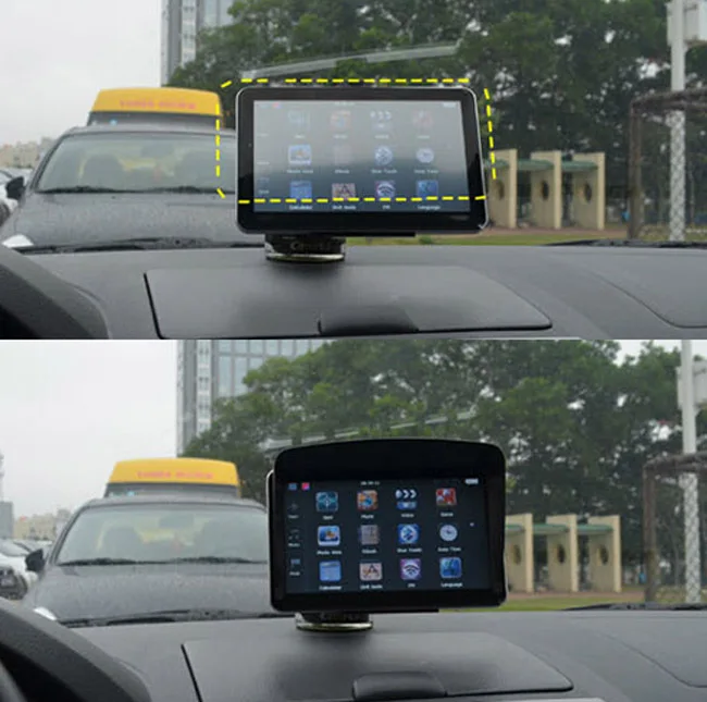 Universal 5inch / 4.3inch Car GPS Sun Shade Visor Anti Glare 4.3