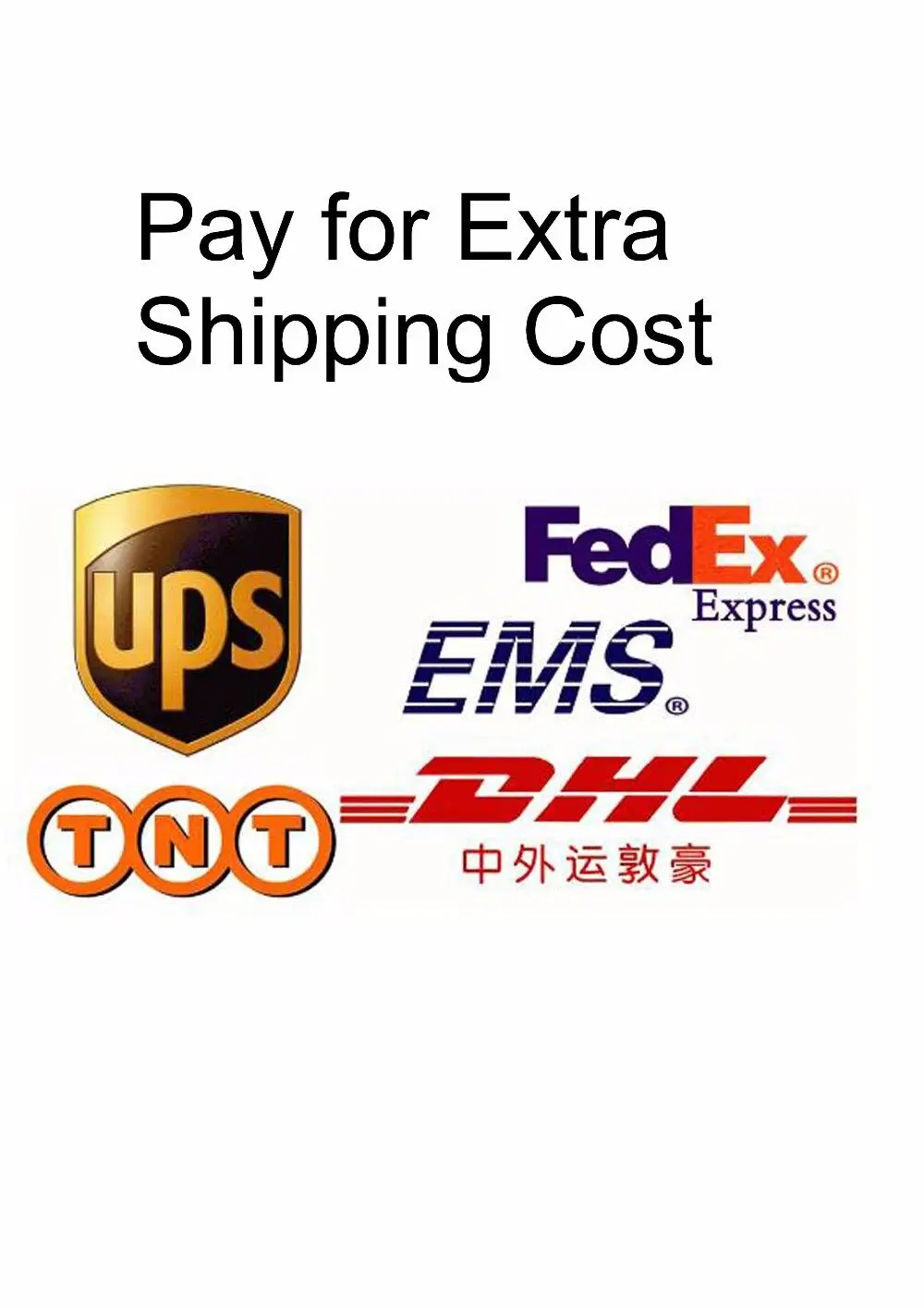 Extra Fee for Air Shipment for Specified Items or Orders.