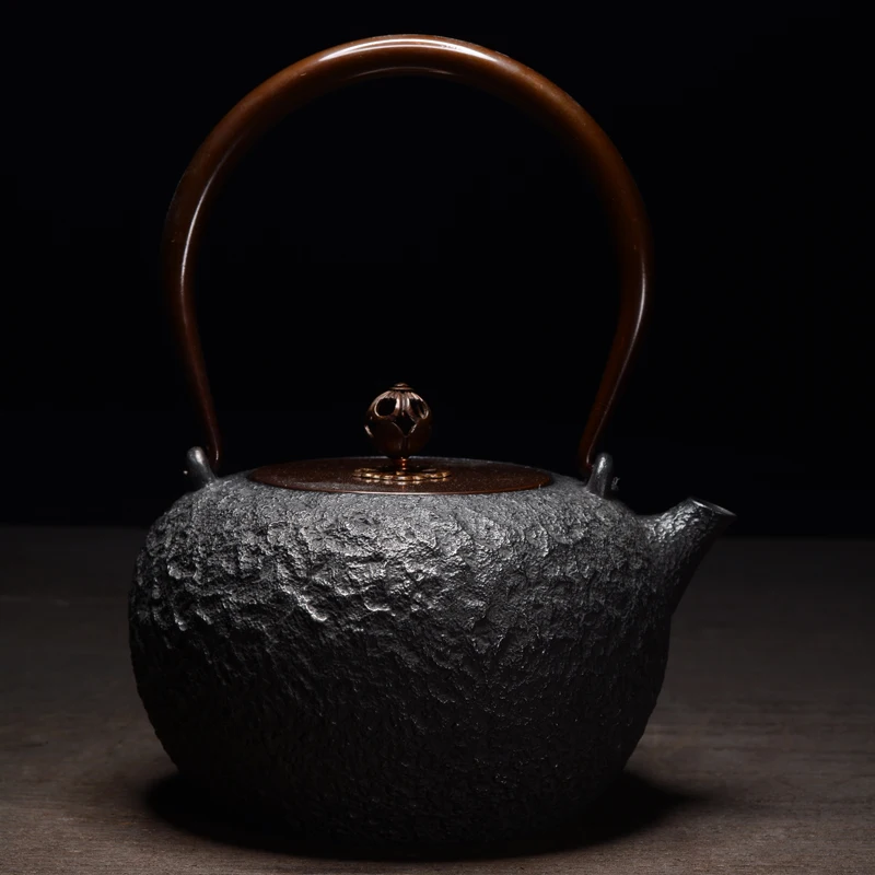 Cast Iron Teapot Set Japanese Tea Ceremony Tools 1200ml Drinkware Kung Fu Infusers Free Shipping