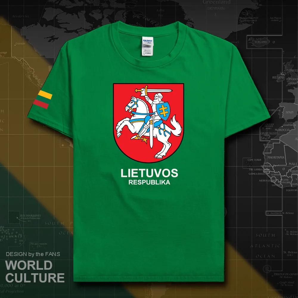 Lithuania Lithuanian men t shirt 2018 jerseys nation team tshirt 100% cotton t-shirt clothing sporting LTU Lietuva Lietuvos 20