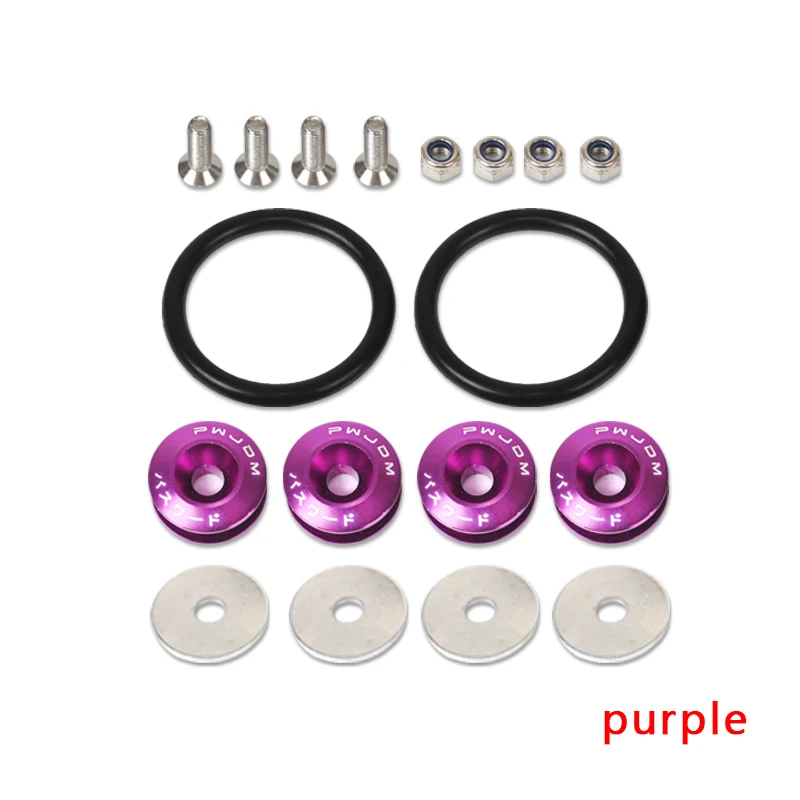 JDM-Schnellverschlussbefestigungen sind ideal für vordere Stoßstangen, hintere Stoßstangen und Kofferraum-/Lukendeckel