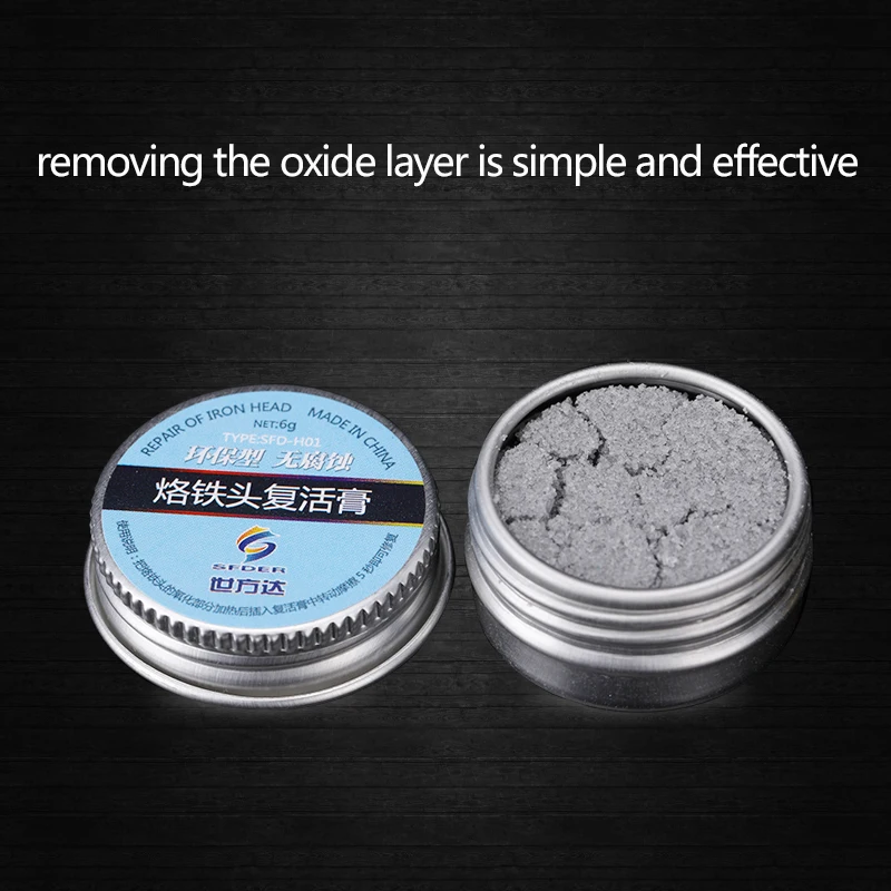 Soldering Iron Lead-Free Tip Refresher Clean Paste for Oxide Solder Iron Tip Head Resurrection Repair Tools