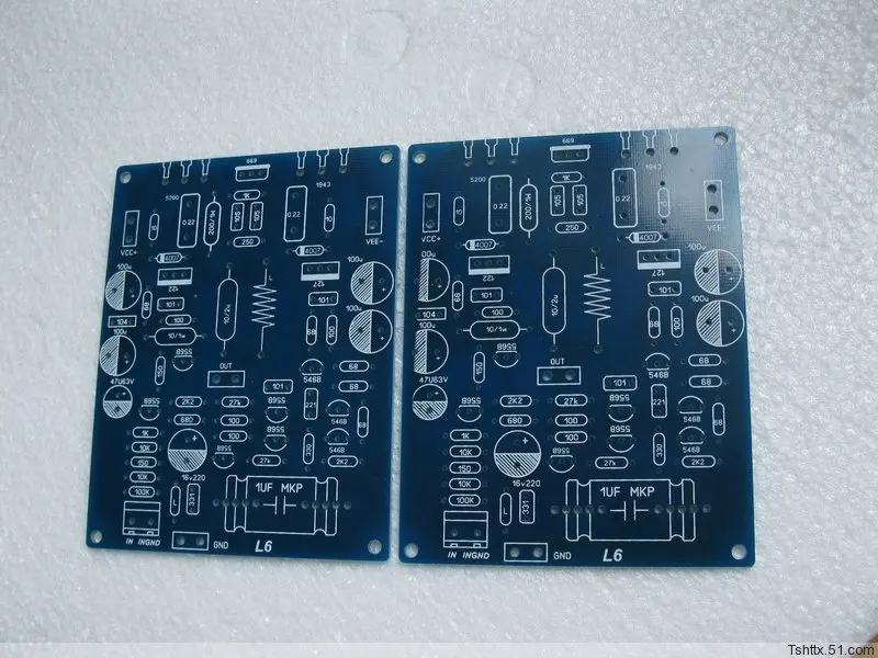 A pair DIY differential amplification power amplifier board PCB empty board Free ship