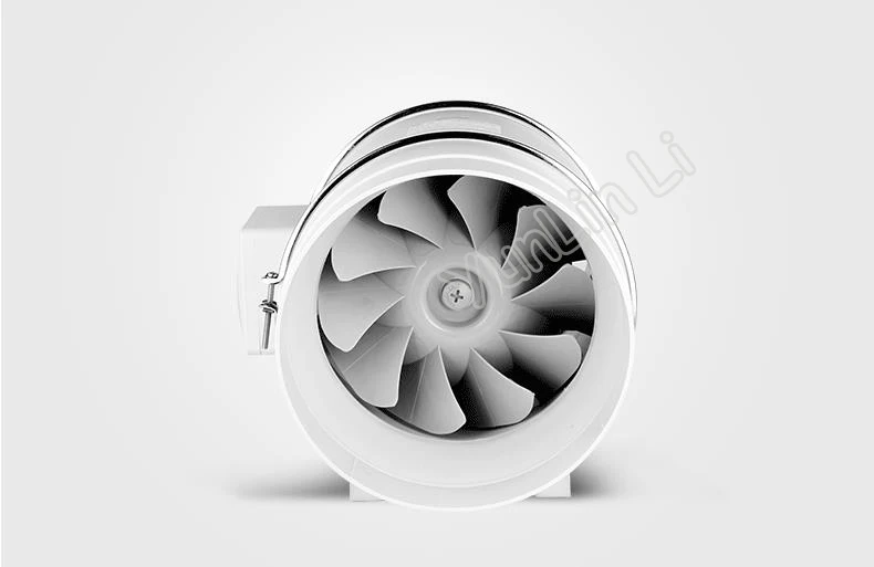 8 بوصة اسطوانة العادم مروحة قوة الأنابيب مروحة مقاوم للماء التهوية الأنابيب مروحة السقف أبخرة المطبخ مضمنة التهوية