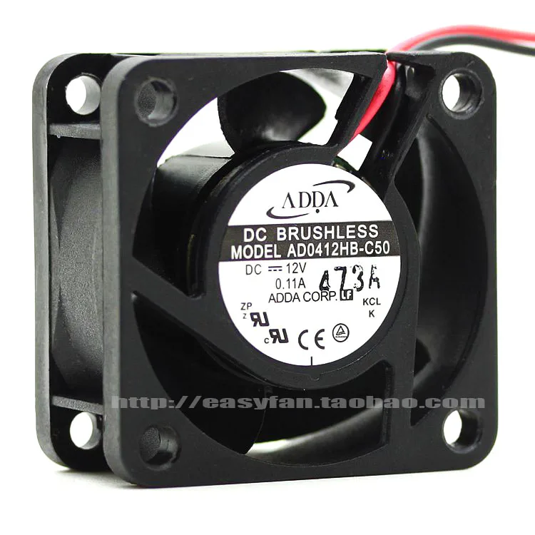 NEW ADDA AD0412HB-C50 DC12V 0.11A Double Ball bearing cooling fan