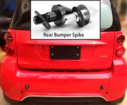 AX for Benz SMART 1Pc Fortwo W 451 2008-2014 Anti Collision Protection Steel Sharp Head Car Rear Bumper Protector Spike Guard