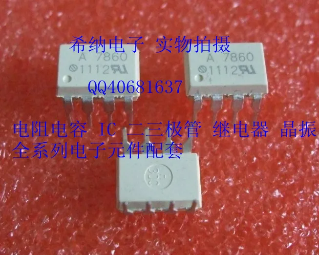 

HCPL-7860-000E HCPL-7860 HCPL7860 A7860 OPTOCOUP DIP8 ROHS ORIGINAL 10PCS/LOT Free Shipping Electronic Components kit