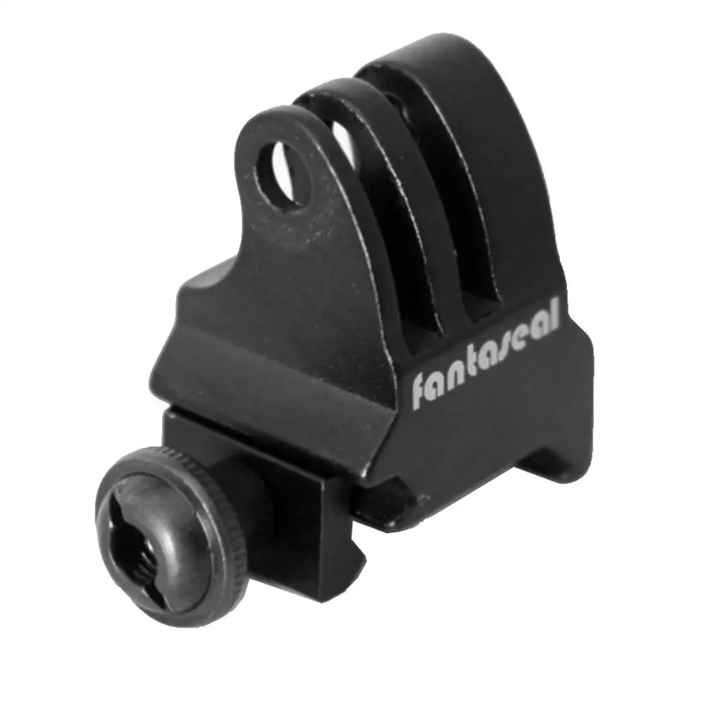 Picatinny Gun Rail Mount Airsoft ปืนอะแดปเตอร์สำหรับ GoPro SJCAM Sony Garmin กล้อง Action Eken ปืนยิงปืนไรเฟิลการล่าสัตว์เลเซอร์ mount