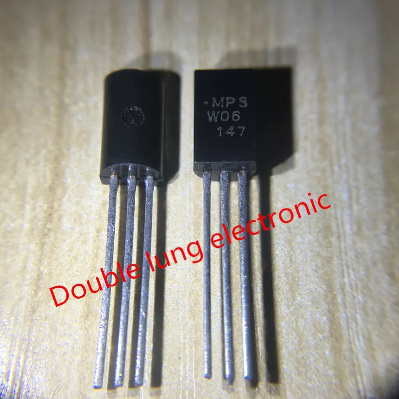 50PCS/LOT MPSW06RLRA MPSW06 MPSW56RLRA MPSW56 TO92L One Watt Amplifier Transistors  ( TRANS NPN 80V 0.5A)