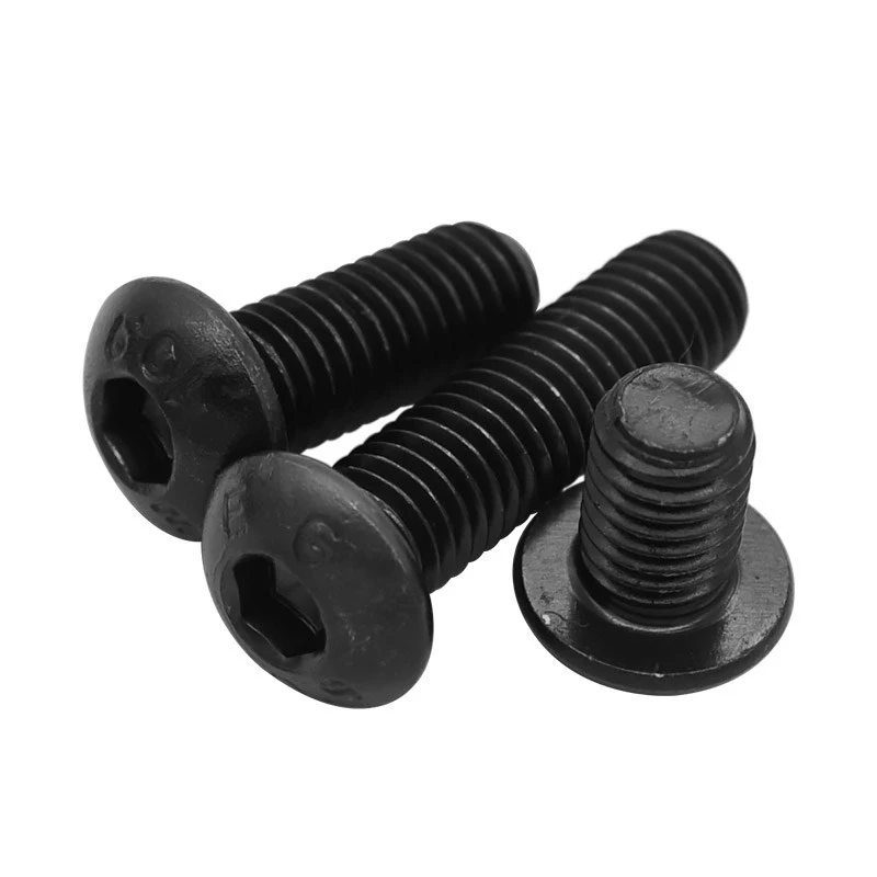 

1pcs M10 alloy steel high strength flat round head socket heads cap screw bolt home decoration screws bolts 55mm-80mm length