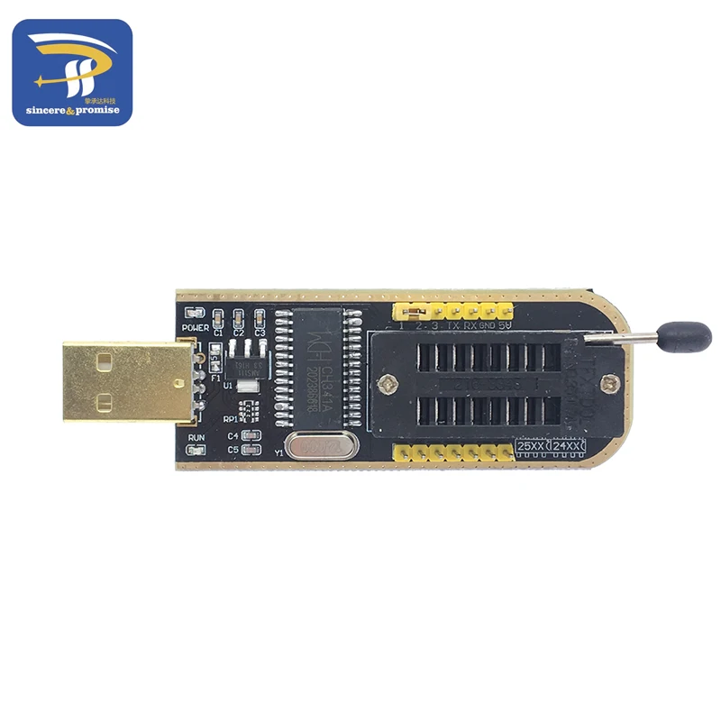 SOIC8 SOP8 Test Clip For EEPROM 93CXX / 25CXX / 24CXX Adapter + CH341A 24 25 Series Flash BIOS USB Programmer Module