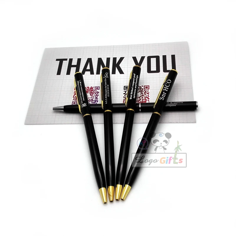 

Back to school gift pens metal gold clip roller pens custom with your logo text free on High quality roller pens