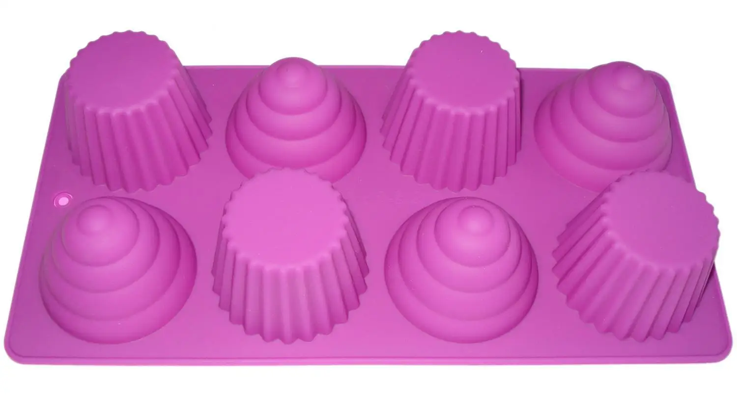 Hot Silicone Cake Molds 8 Holes Chocolate Biscuit Cake Cookie Mold,Family Baking Essential Bakeware Tools Cupcake Tools E032