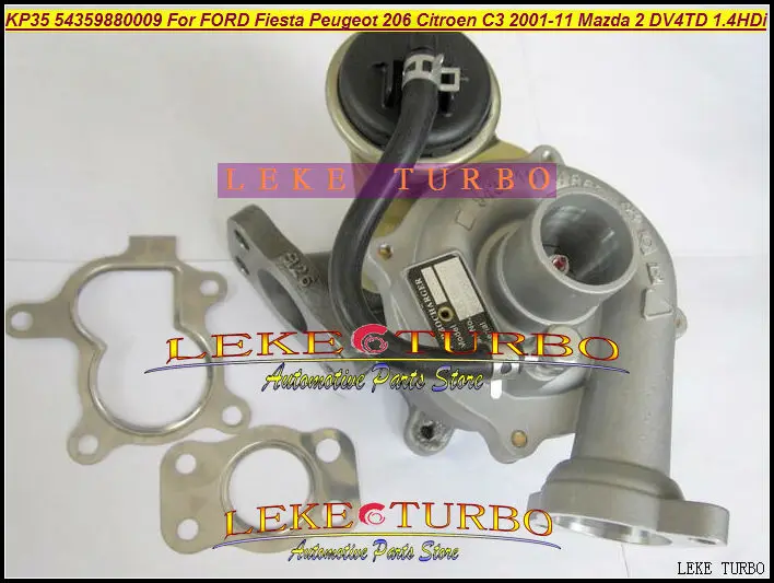 KP35 009 54359700007 54359700001 54359880009  Turbo For FORD Fiesta 1.4L;Peugeot 206;Citroen C3 2001-2011;Mazda 2 DV4TD 1.4L HDi