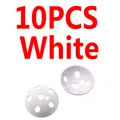 10 piezas blancas