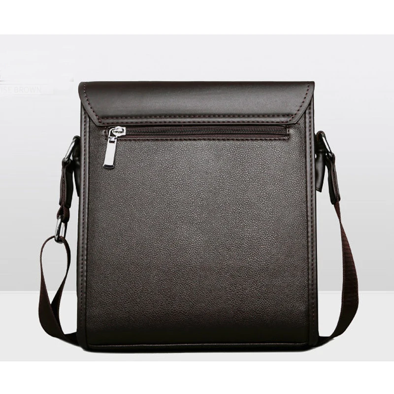 Famous Brand Men\'s Messenger Bag Fashion Crossbody Bags For Male Casual Pu Leather Shoulder Bag Handbags  sac épaule